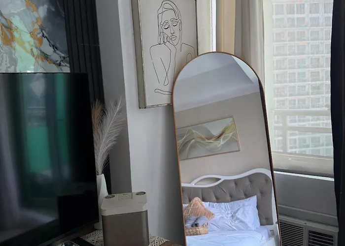 Cozy 1br In Azure View With Balcony Near Naia Apartment *