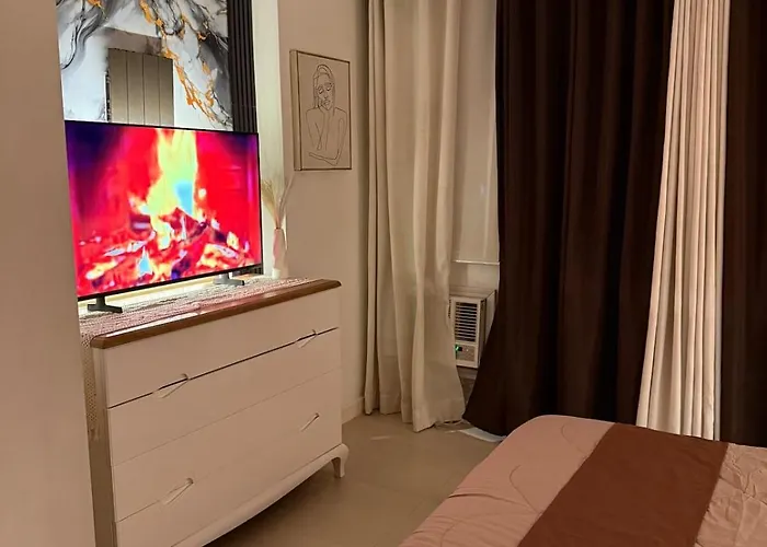 Cozy 1br In Azure View With Balcony Near Naia Apartment